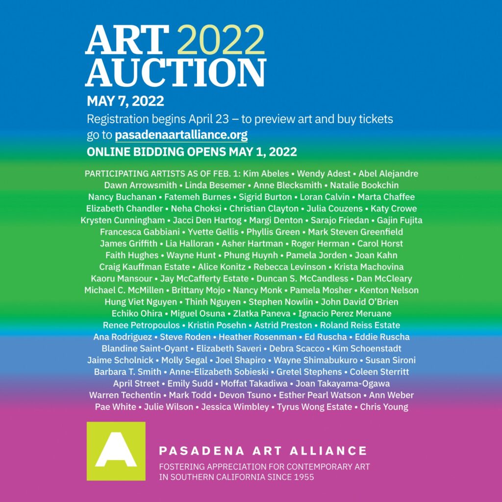 Pasadena Art Alliance Auction 2022